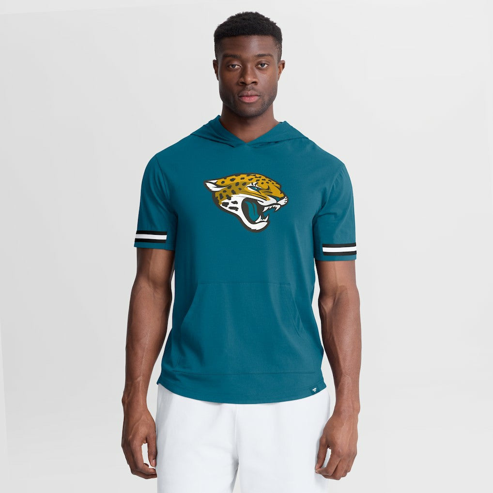 Fanatics Jacksonville Jaguars Optimal Play Short Sleeve Hooded T-Shirt Teal