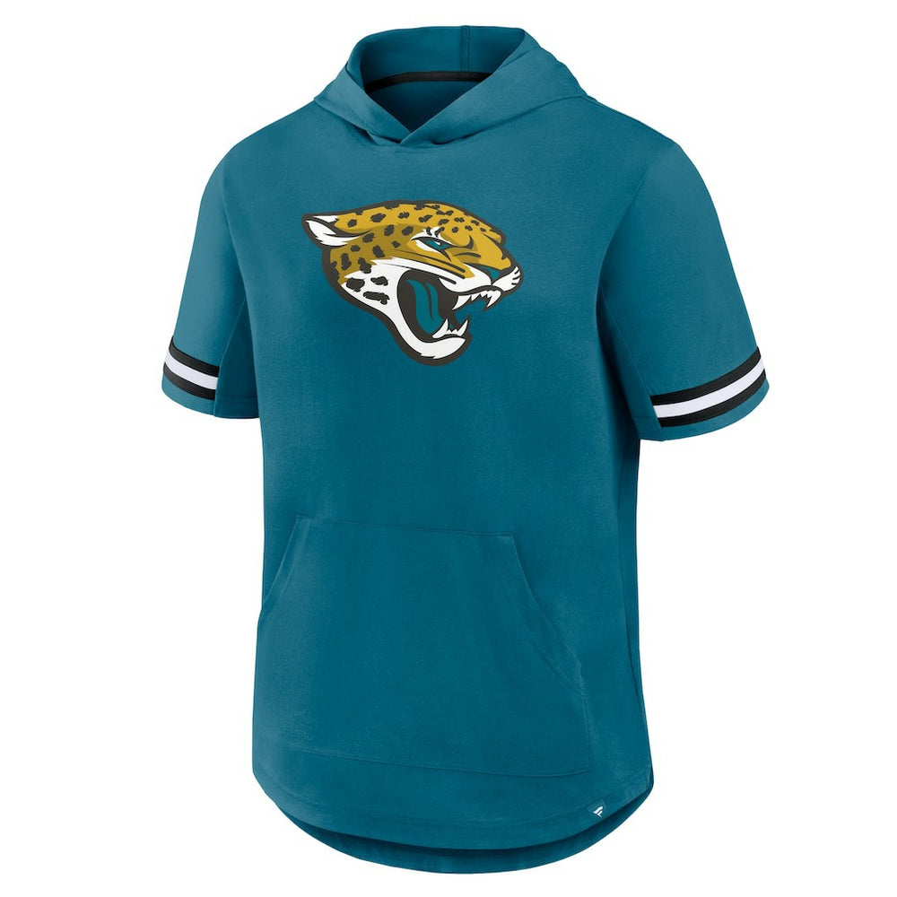 Fanatics Jacksonville Jaguars Optimal Play Short Sleeve Hooded T-Shirt Teal