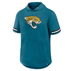 Fanatics Jacksonville Jaguars Optimal Play Short Sleeve Hooded T-Shirt Teal