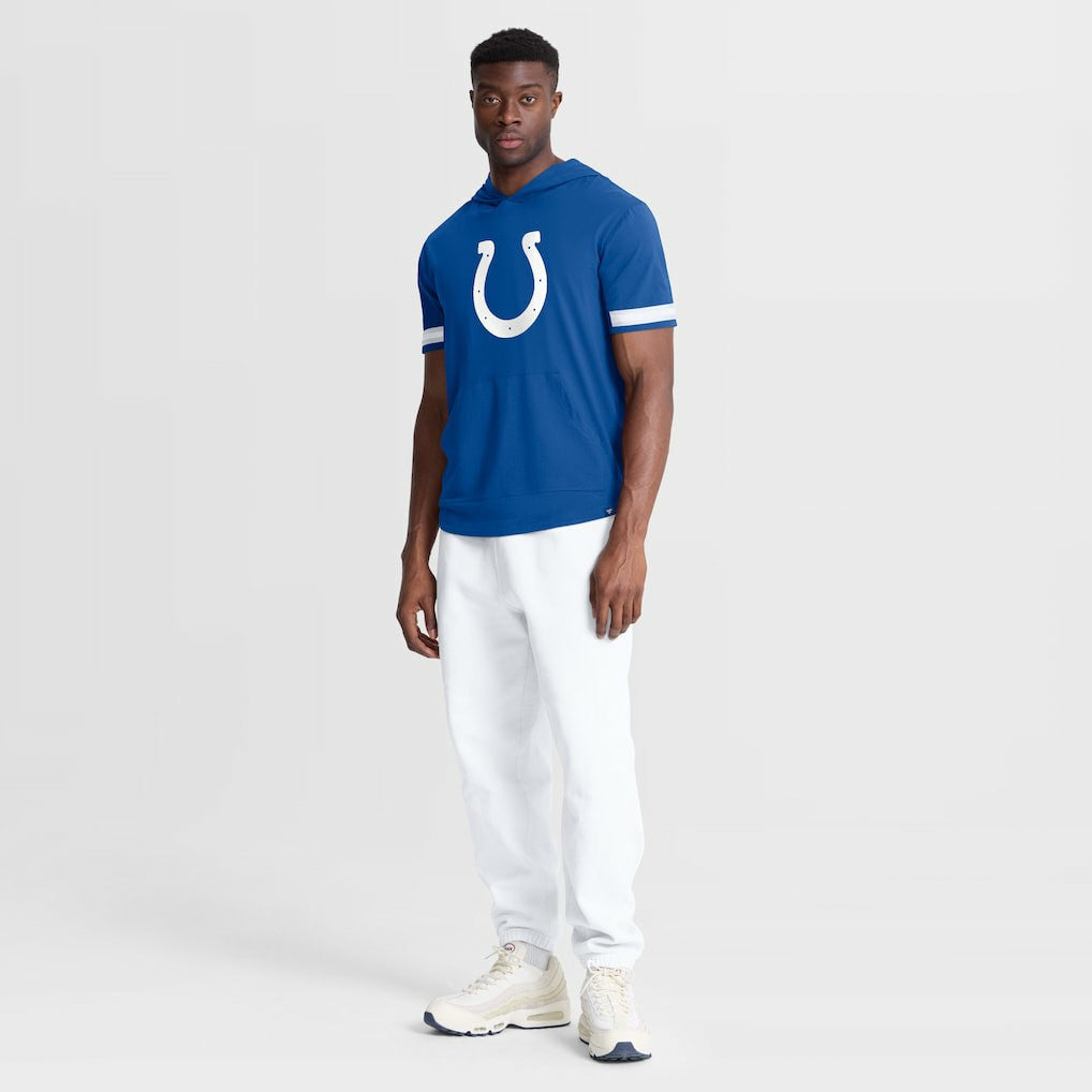 Fanatics Indianapolis Colts Optimal Play Short Sleeve Hooded T-Shirt Royal