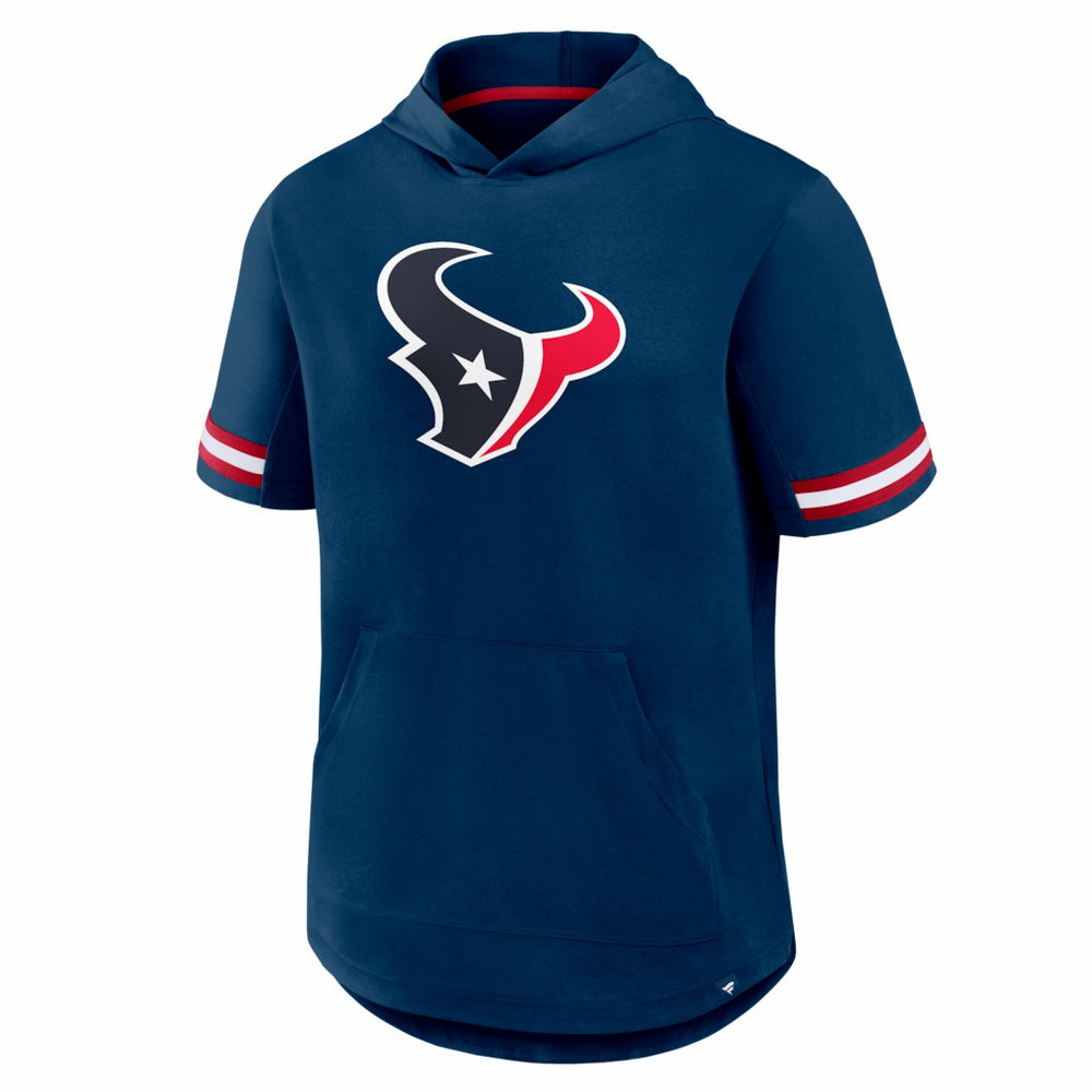 Fanatics Houston Texans Optimal Play Short Sleeve Hooded T-Shirt Navy
