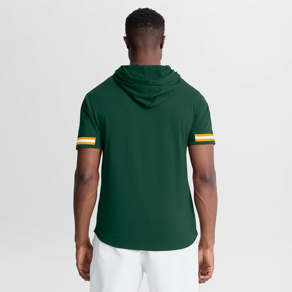 Fanatics Green Bay Packers Optimal Play Short Sleeve Hooded T-Shirt Green
