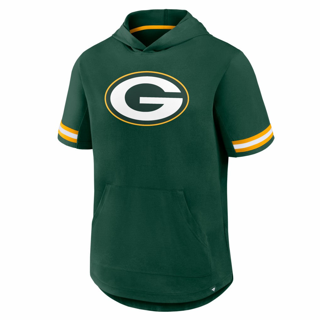 Fanatics Green Bay Packers Optimal Play Short Sleeve Hooded T-Shirt Green