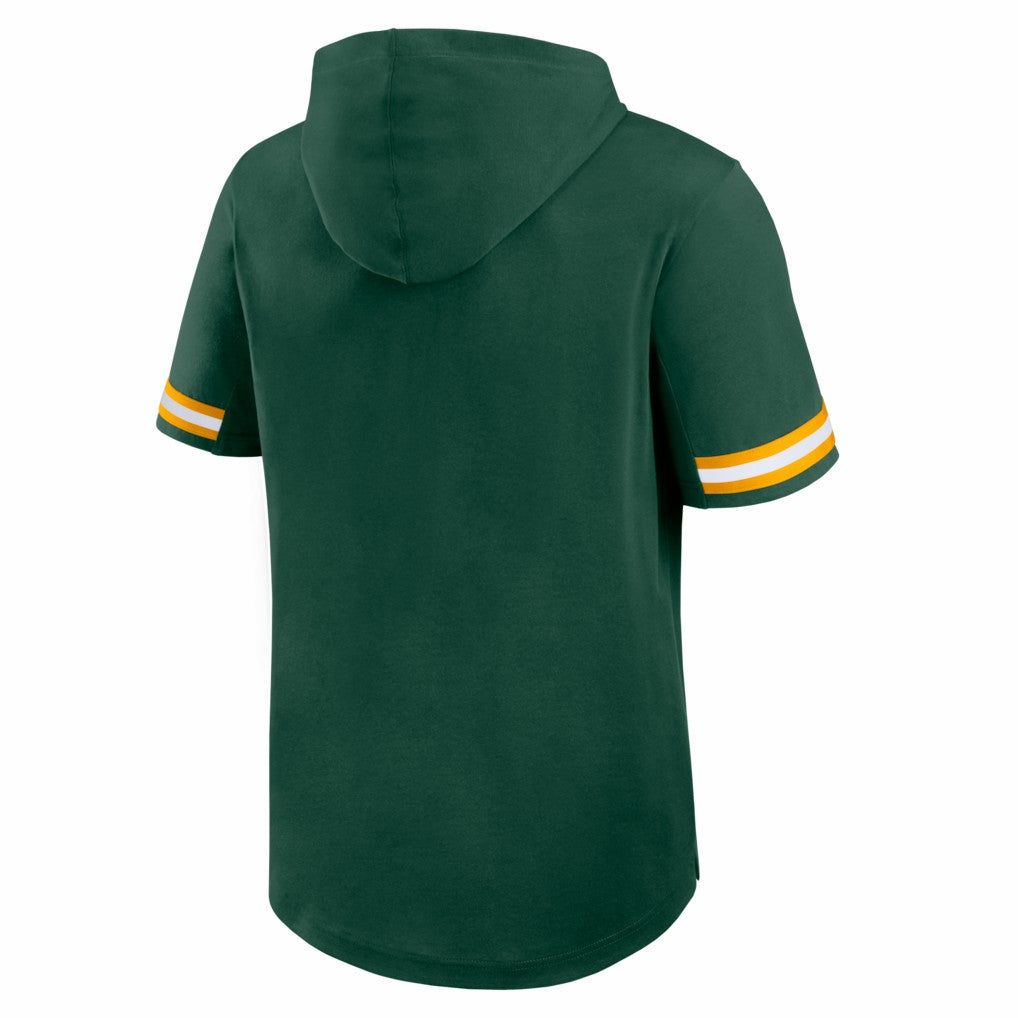 Fanatics Green Bay Packers Optimal Play Short Sleeve Hooded T-Shirt Green