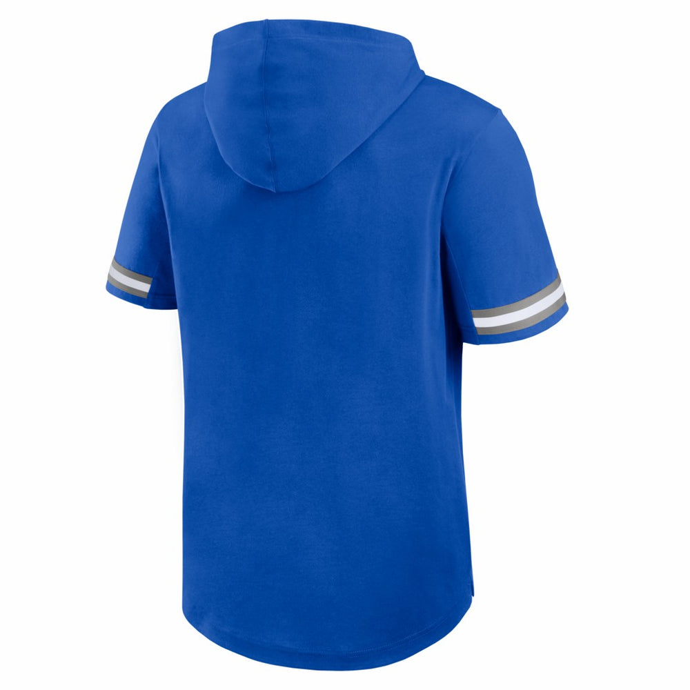 Fanatics Detroit Lions Optimal Play Short Sleeve Hooded T-Shirt Blue