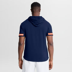 Fanatics Denver Broncos Optimal Play Short Sleeve Hooded T-Shirt Navy