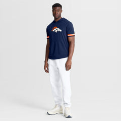 Fanatics Denver Broncos Optimal Play Short Sleeve Hooded T-Shirt Navy