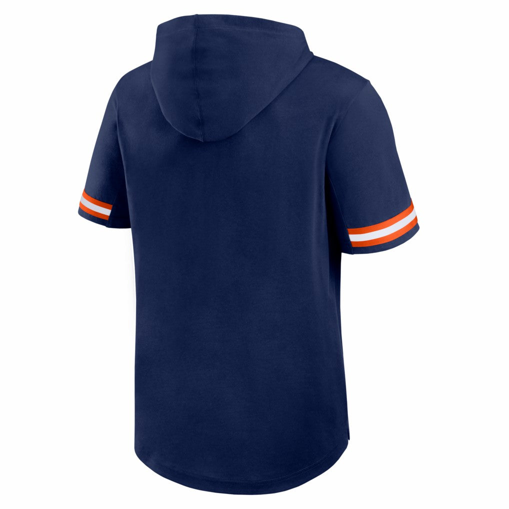 Fanatics Denver Broncos Optimal Play Short Sleeve Hooded T-Shirt Navy