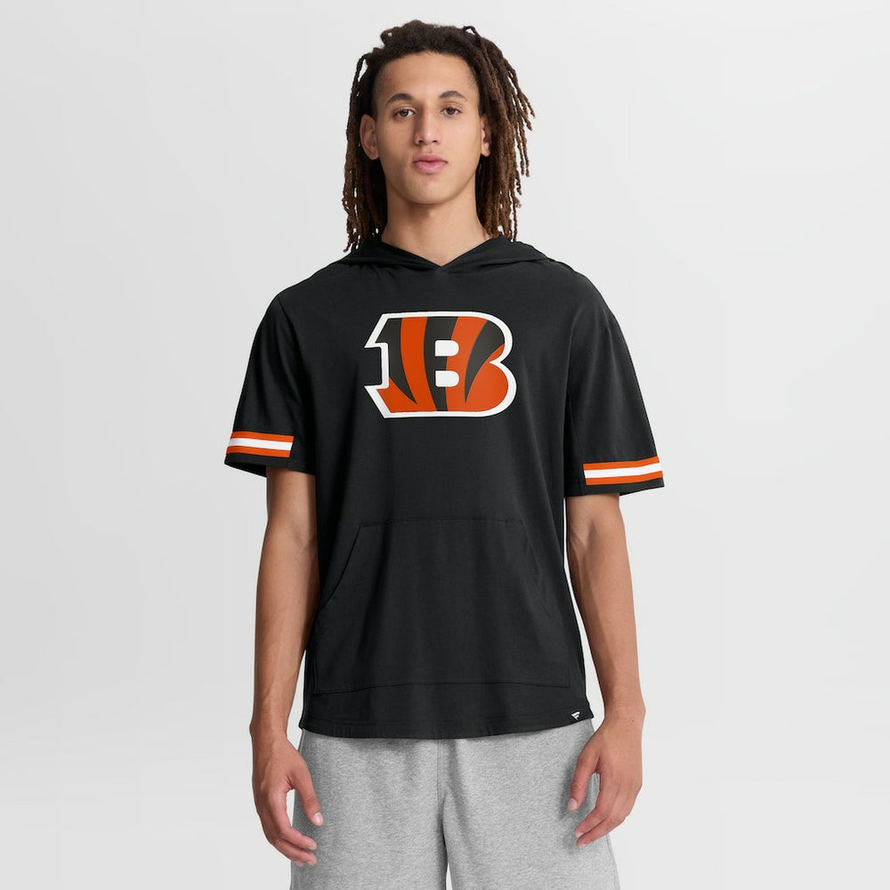 Fanatics Cincinnati Bengals Optimal Play Short Sleeve Hooded T-Shirt Black