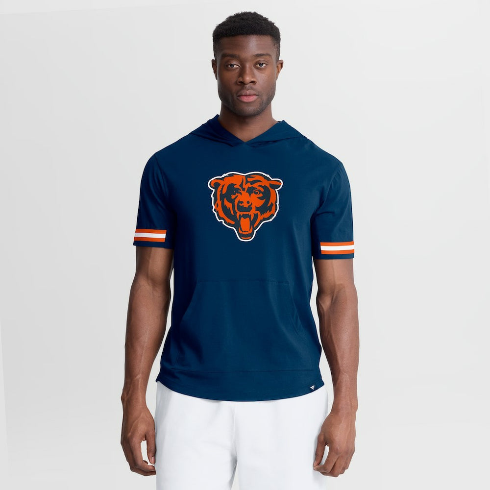 Fanatics Chicago Bears Optimal Play Short Sleeve Hooded T-Shirt Navy