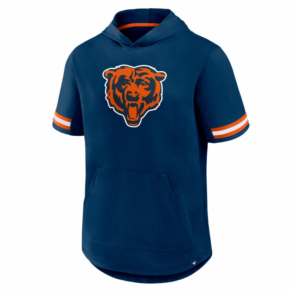 Fanatics Chicago Bears Optimal Play Short Sleeve Hooded T-Shirt Navy