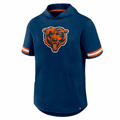 Fanatics Chicago Bears Optimal Play Short Sleeve Hooded T-Shirt Navy