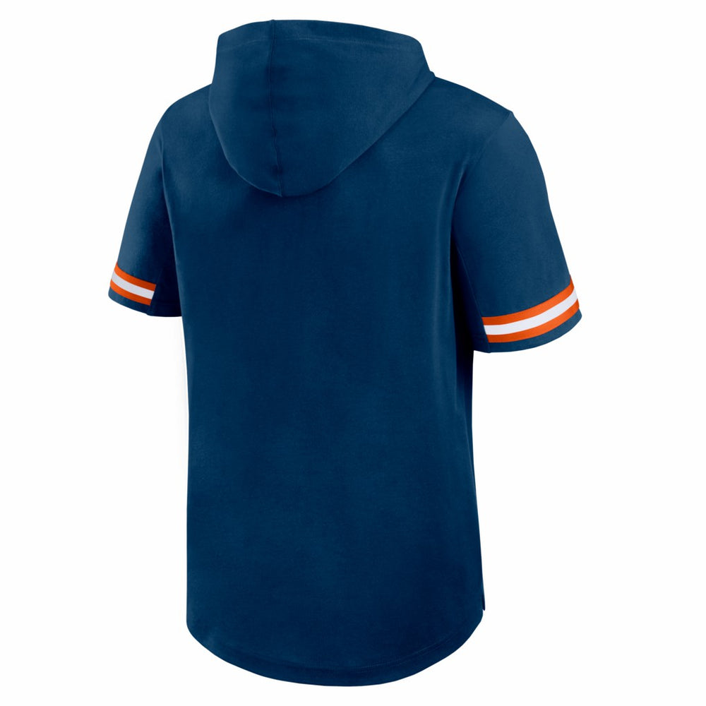 Fanatics Chicago Bears Optimal Play Short Sleeve Hooded T-Shirt Navy