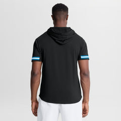 Fanatics Carolina Panthers Optimal Play Short Sleeve Hooded T-Shirt Black