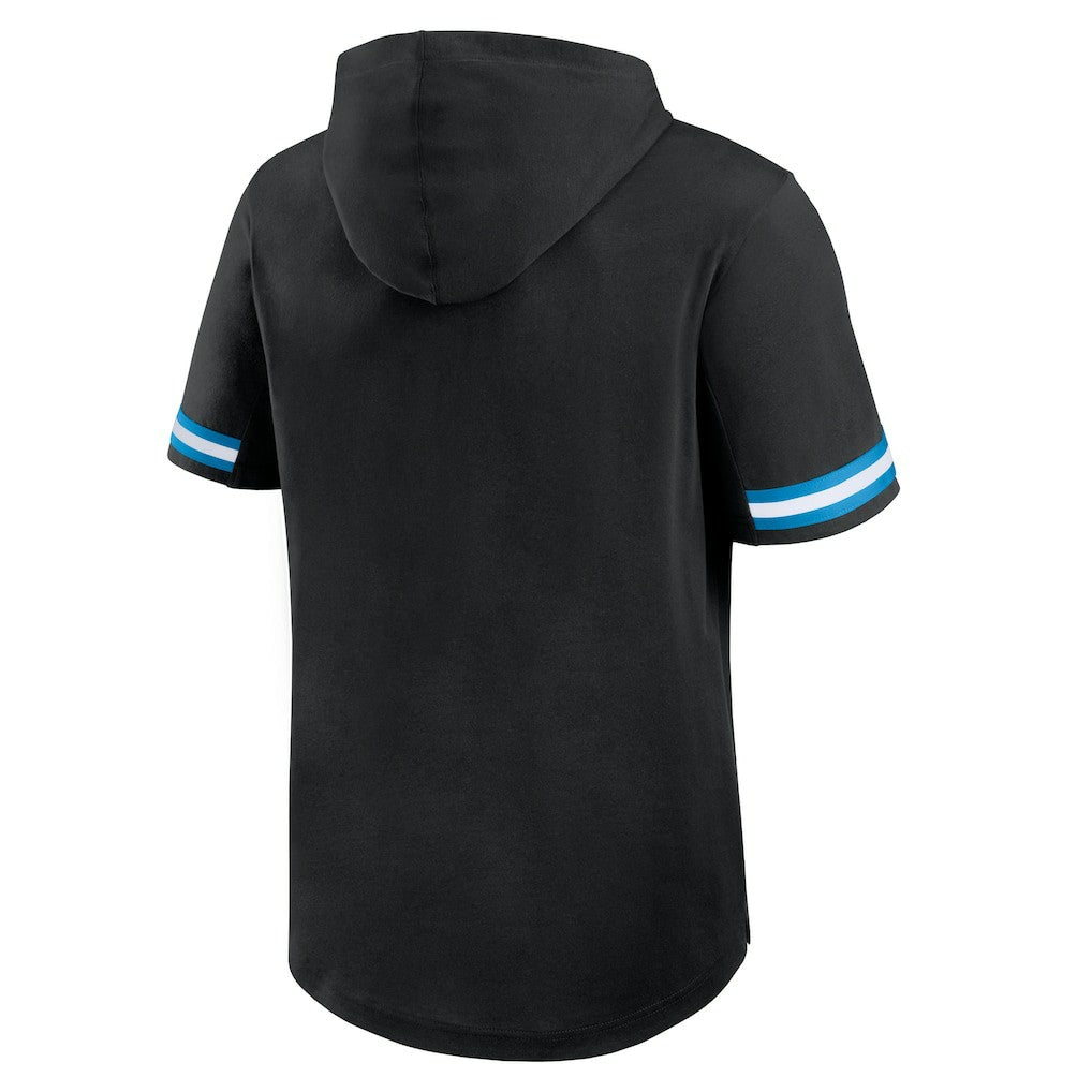 Fanatics Carolina Panthers Optimal Play Short Sleeve Hooded T-Shirt Black