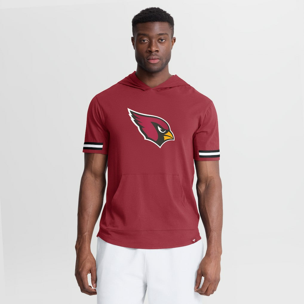 Fanatics Arizona Cardinals Optimal Play Short Sleeve Hooded T-Shirt Cardinal