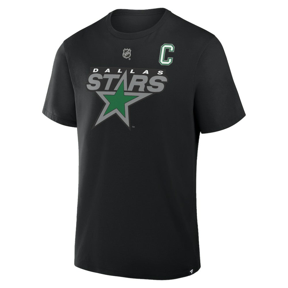 Jamie Benn Dallas Stars Fanatics Authentic Stack Name & Number T-Shirt - Black - NHL 2001570366