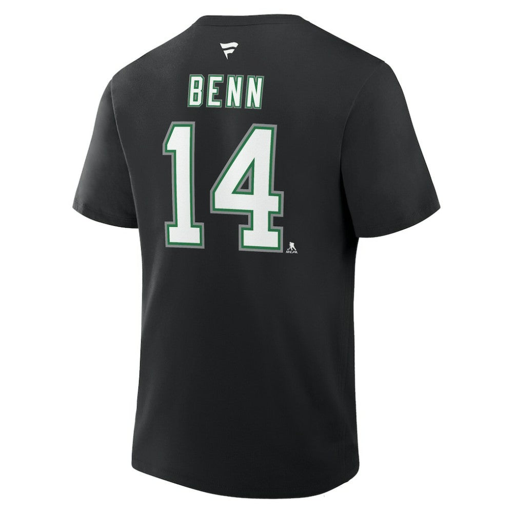 Jamie Benn Dallas Stars Fanatics Authentic Stack Name & Number T-Shirt - Black - NHL 2001570366