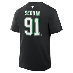 Tyler Seguin Dallas Stars Fanatics Authentic Stack Name & Number T-Shirt - Black - NHL 2001570367