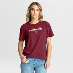 Fanatics Washington Commanders Women's Fade Legacy T-Shirt Burgundy