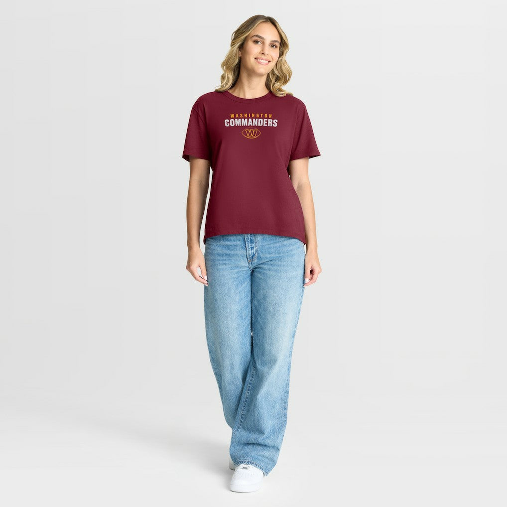 Fanatics Washington Commanders Women's Fade Legacy T-Shirt Burgundy