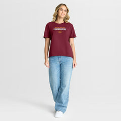 Fanatics Washington Commanders Women's Fade Legacy T-Shirt Burgundy