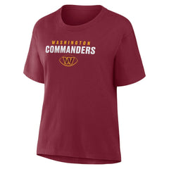 Fanatics Washington Commanders Women's Fade Legacy T-Shirt Burgundy