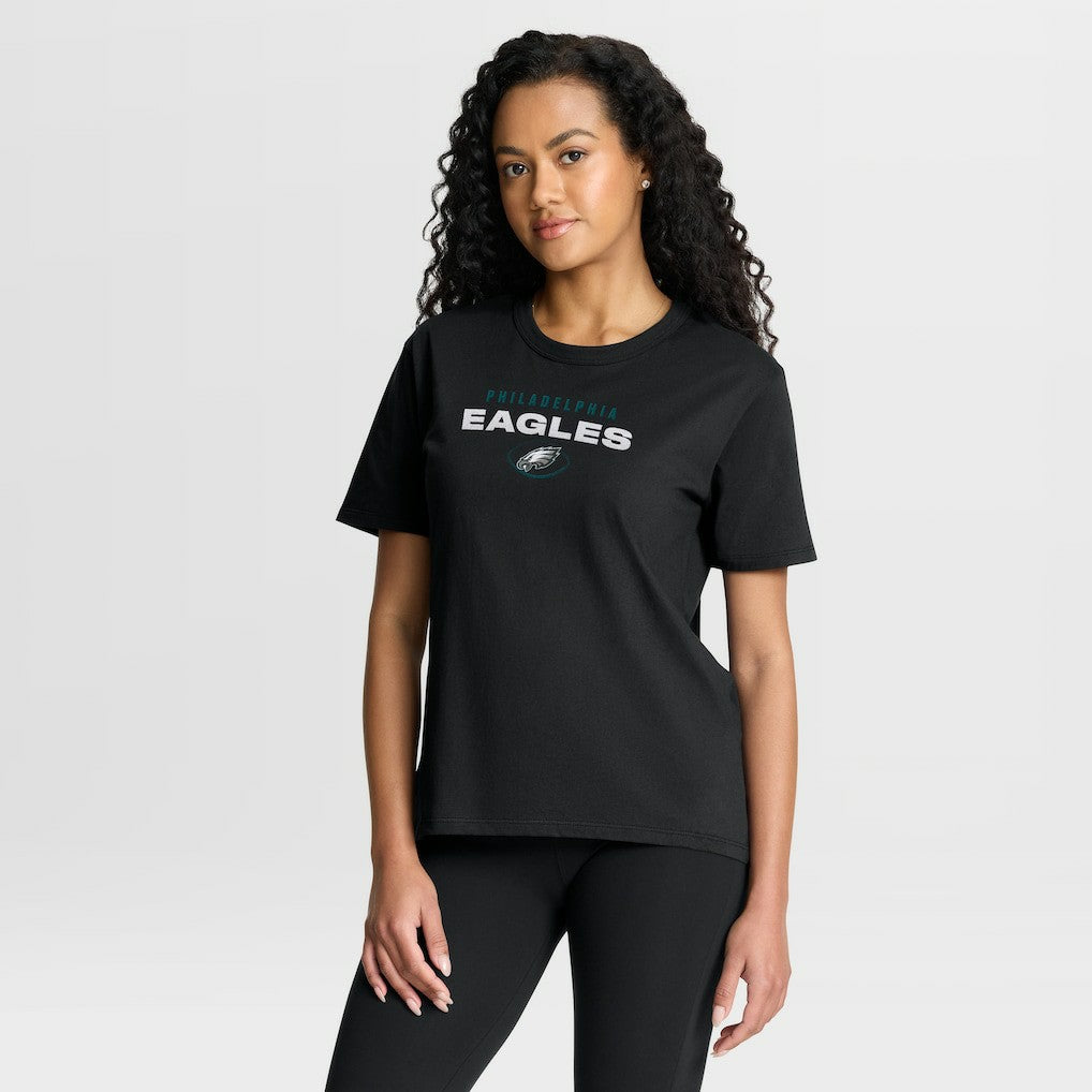 Fanatics Philadelphia Eagles Women's Fade Legacy T-Shirt Black