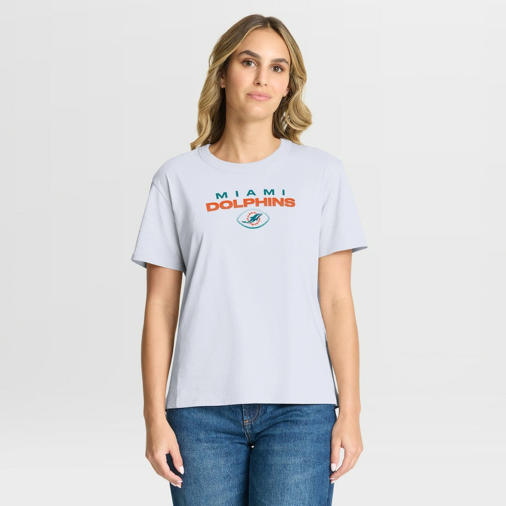 Fanatics Miami Dolphins Women's Fade Legacy T-Shirt White