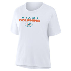 Fanatics Miami Dolphins Women's Fade Legacy T-Shirt White