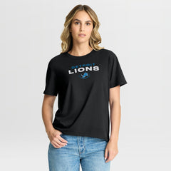 Fanatics Detroit Lions Women's Fade Legacy T-Shirt Black