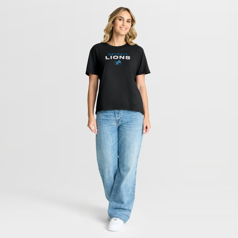 Fanatics Detroit Lions Women's Fade Legacy T-Shirt Black