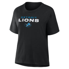 Fanatics Detroit Lions Women's Fade Legacy T-Shirt Black