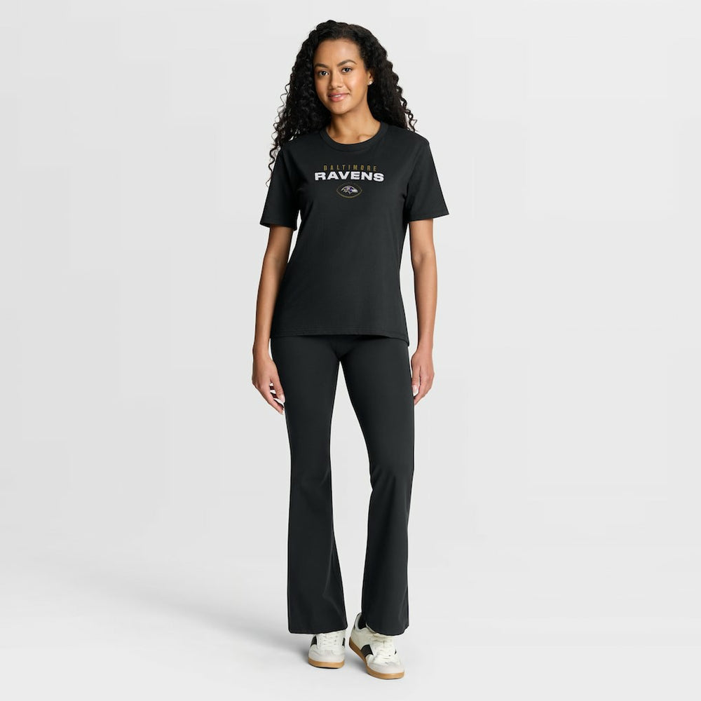 Fanatics Baltimore Ravens Women's Fade Legacy T-Shirt Black