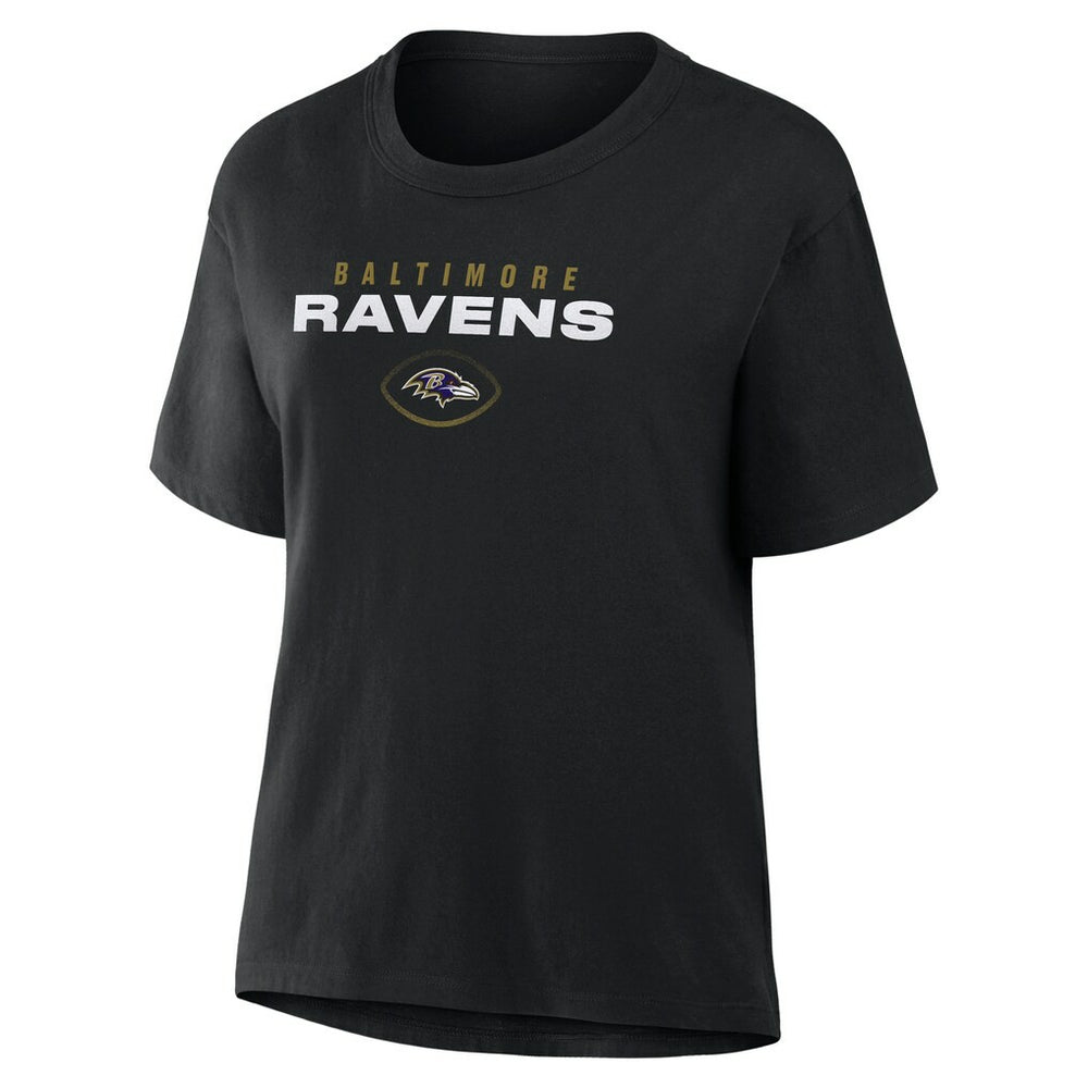Fanatics Baltimore Ravens Women's Fade Legacy T-Shirt Black