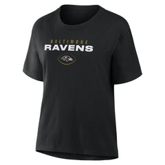 Fanatics Baltimore Ravens Women's Fade Legacy T-Shirt Black