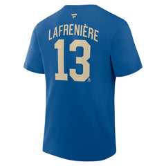 Alexis Lafreniere New York Rangers Fanatics Authentic Stack Name & Number T-Shirt - Blue - NHL 2001571407