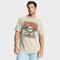 San Diego Padres Fanatics Stadium Slub T-Shirt - Tan - Fanatics on Sale