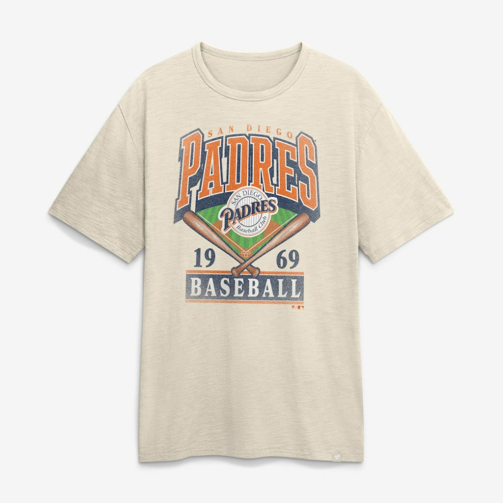 San Diego Padres Fanatics Stadium Slub T-Shirt - Tan - Fanatics on Sale