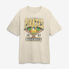 Pittsburgh Pirates Fanatics Stadium Slub T-Shirt - Tan - Fanatics on Sale