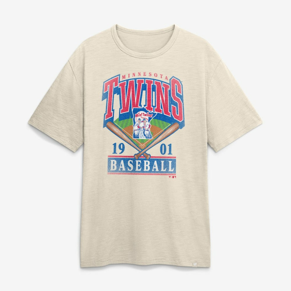 Minnesota Twins Fanatics Stadium Slub T-Shirt - Tan - Fanatics on Sale