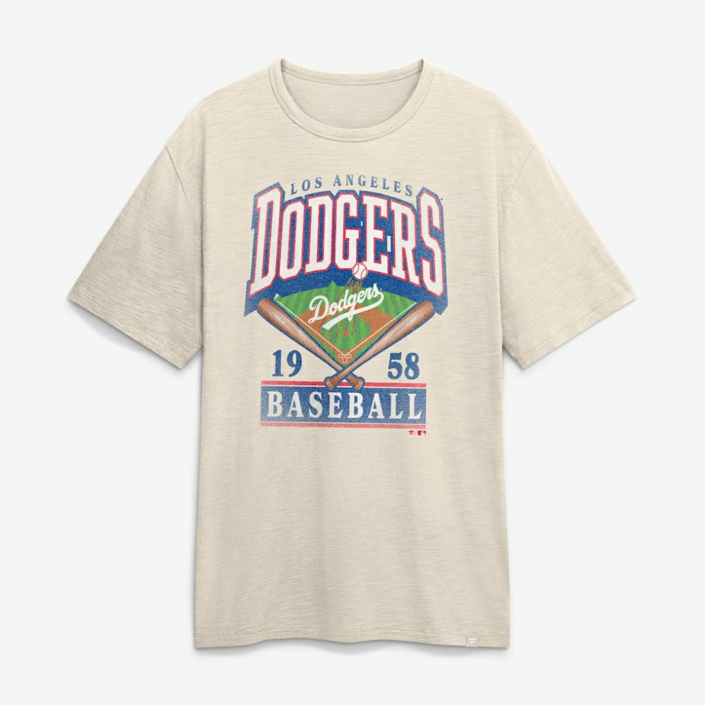 Los Angeles Dodgers Fanatics Stadium Slub T-Shirt - Tan - Fanatics Online