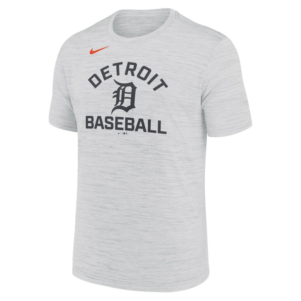 Detroit Tigers Nike Velocity Team City Baseball Dri-FIT T-Shirt - Ash - Nike Online