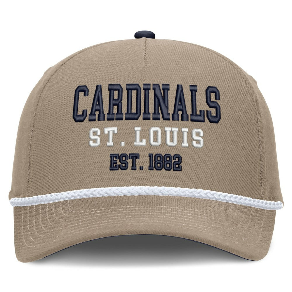St. Louis Cardinals Nike Father's Day Rope Rise Adjustable Hat - Khaki - Nike Online
