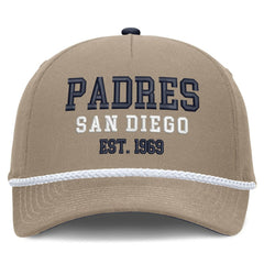 San Diego Padres Nike Father's Day Rope Rise Adjustable Hat - Khaki - Nike Sale