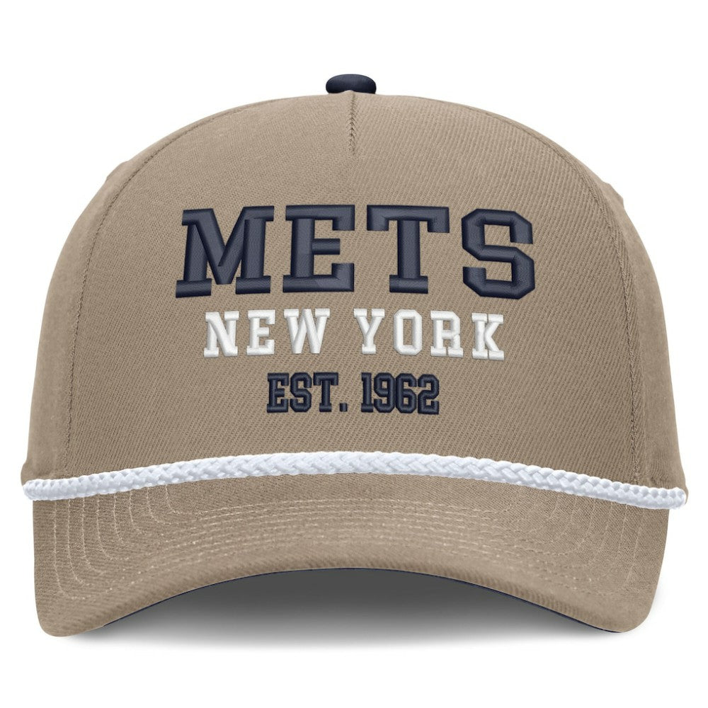 New York Mets Nike Father's Day Rope Rise Adjustable Hat - Khaki - Nike on Sale