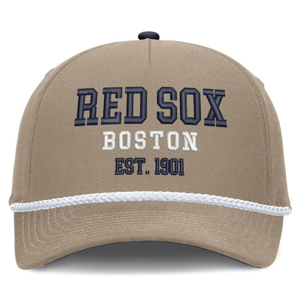 Boston Red Sox Nike Father's Day Rope Rise Adjustable Hat - Khaki - Nike Online