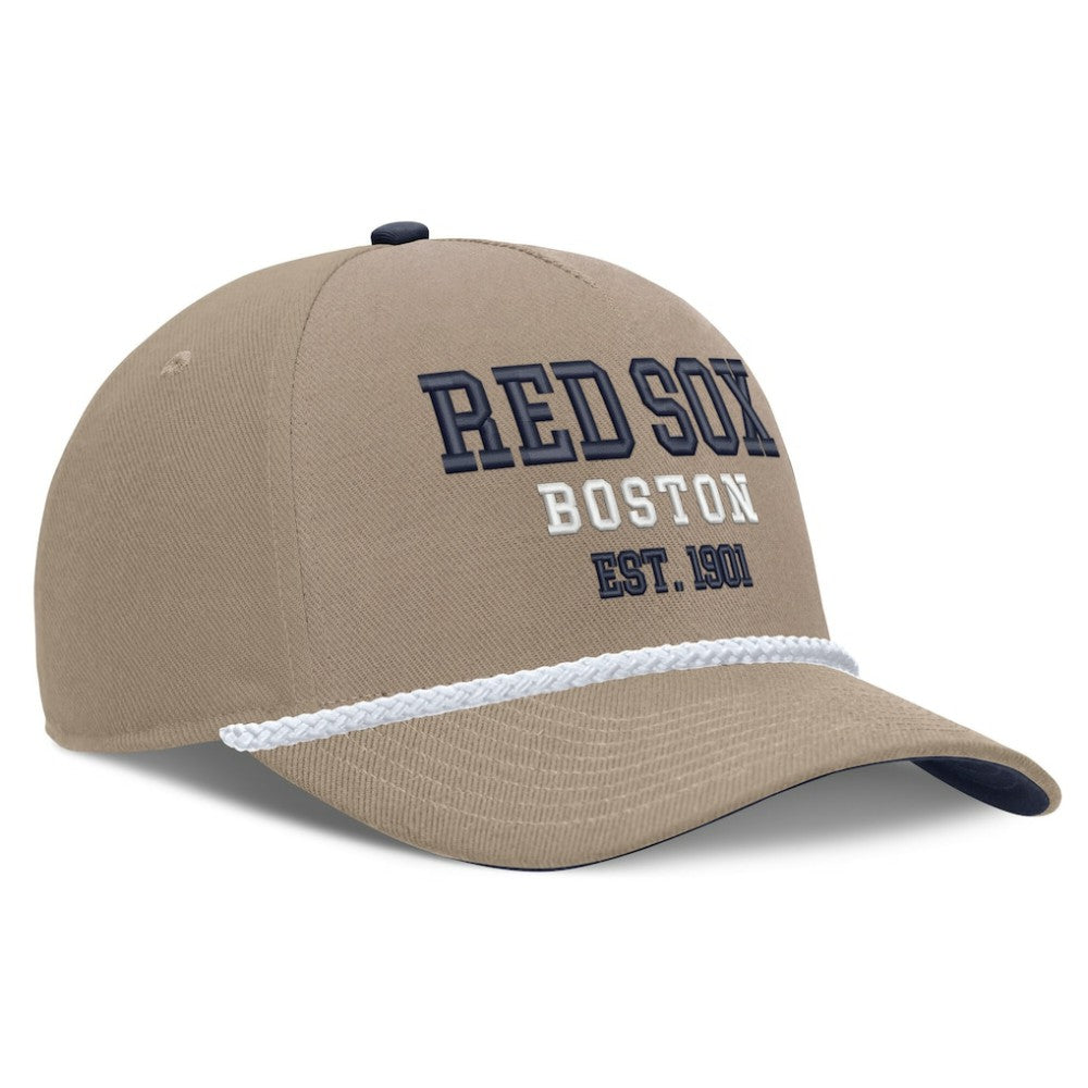 Boston Red Sox Nike Father's Day Rope Rise Adjustable Hat - Khaki - Nike Online