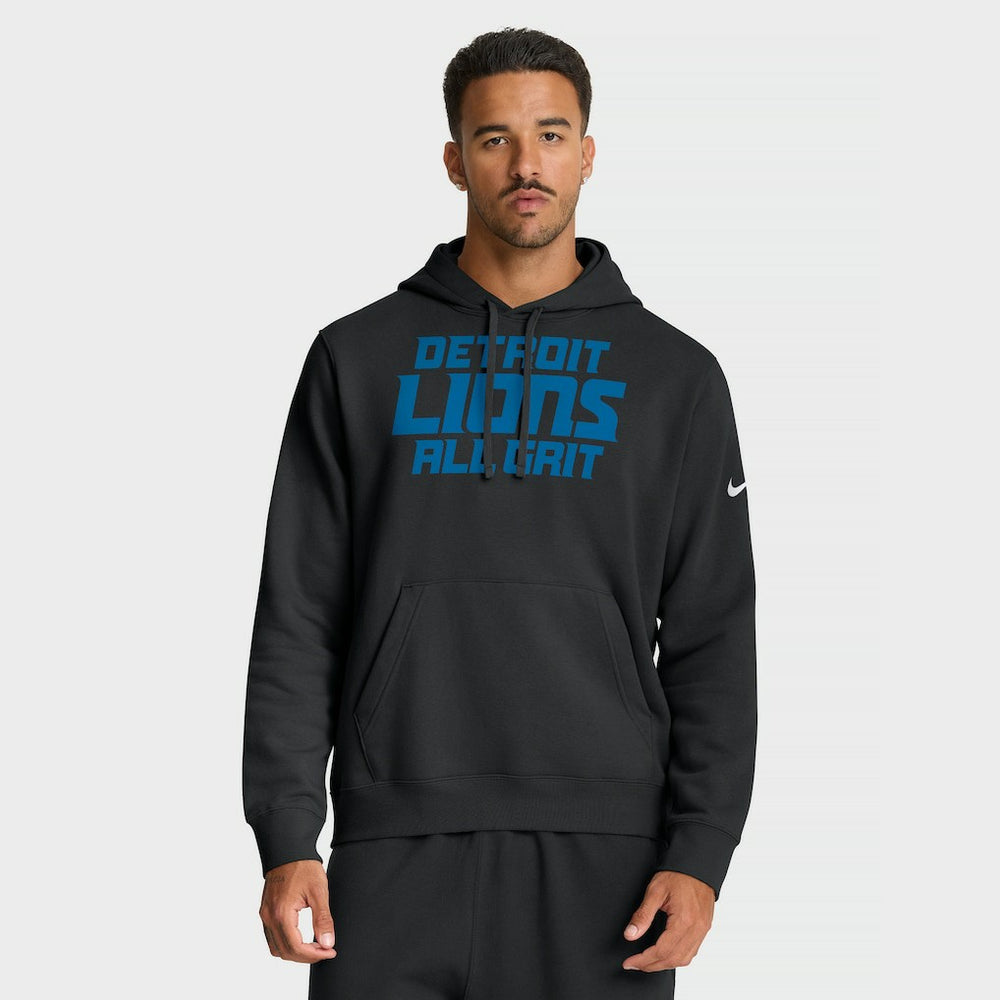Nike Detroit Lions Local Club Hoodie Black