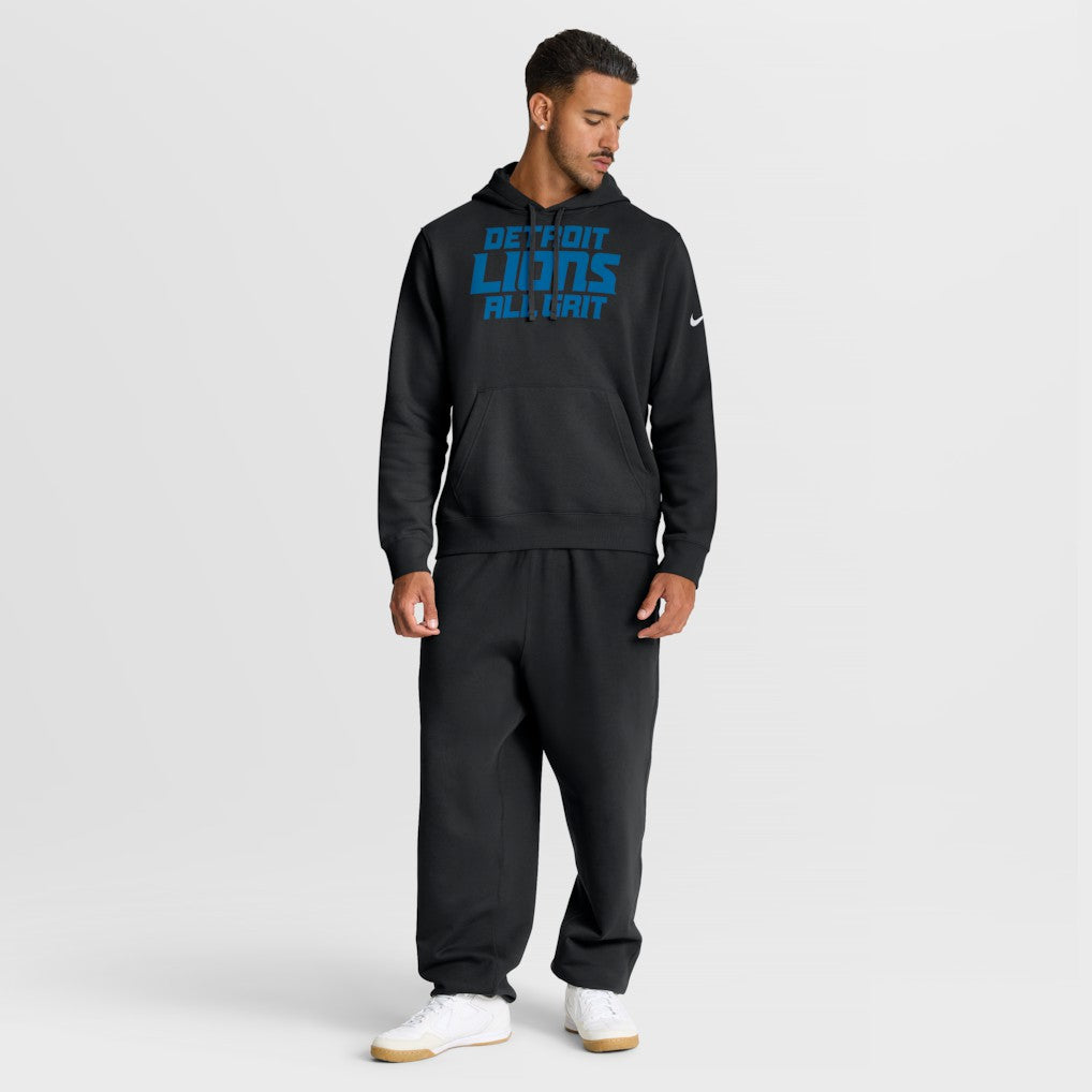 Nike Detroit Lions Local Club Hoodie Black